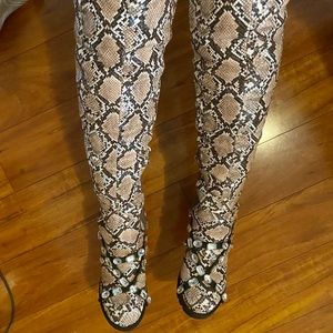 🆕🔥Sexy Gemstone Thigh-high Boots